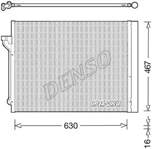 dcn05029 Denso Радиатор кондиционера