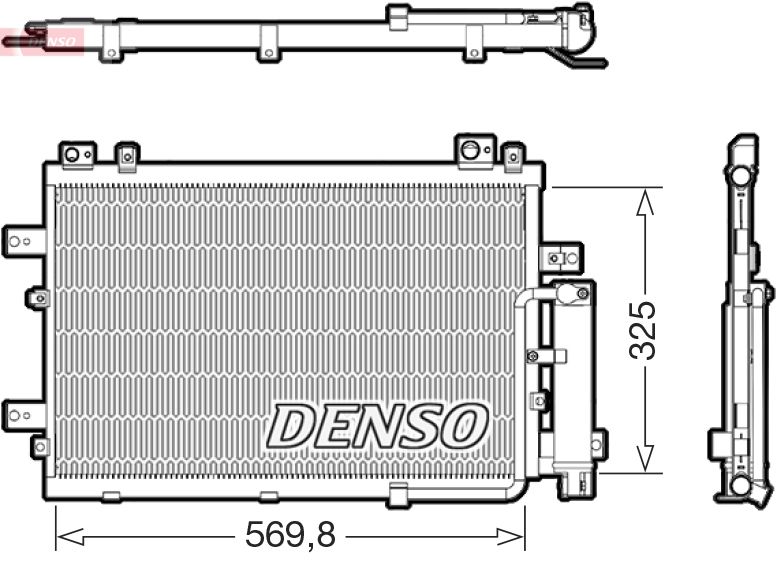 dcn41030 Denso Радиатор кондиционера для Hyundai Kona