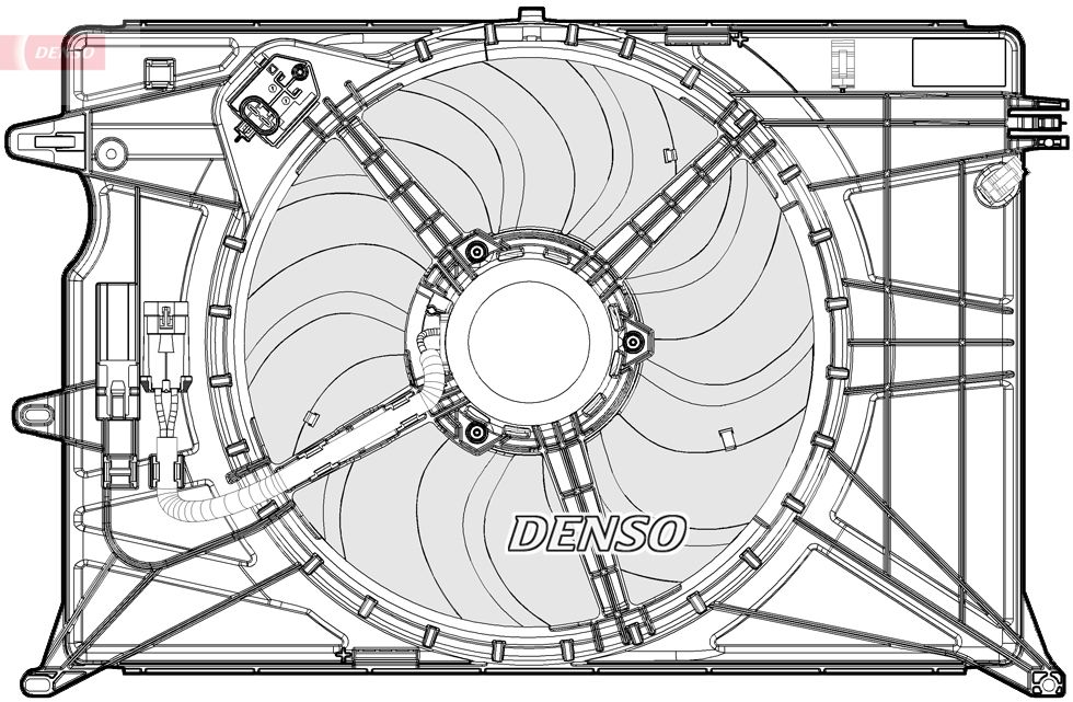 der09073 Denso Вентилятор системы охлаждения двигателя