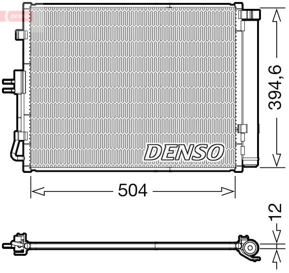 dcn43005 Denso Радиатор кондиционера для Kia Soul
