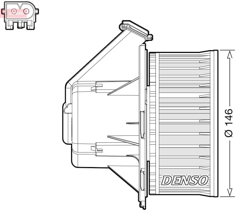 dea17032 Denso Вентилятор салона