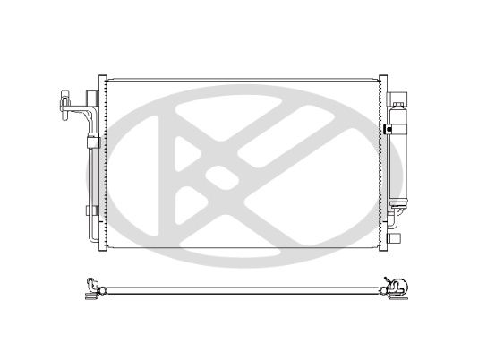 cd020406 Koyorad Радіатор кондиціонера для Nissan Teana