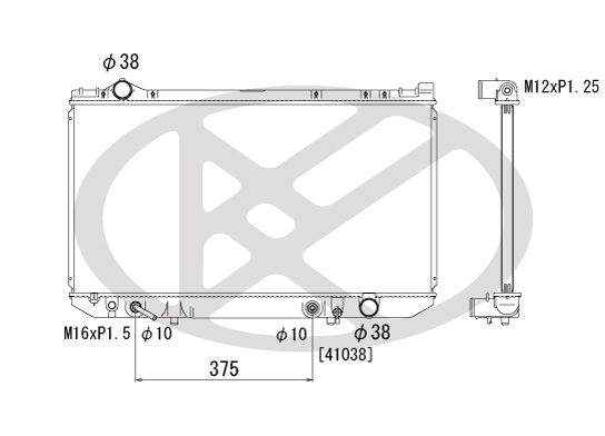 pl010686 Koyorad Радіатор охолодження двигуна для Lexus LS