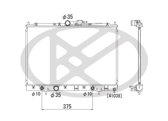 pl031281r Koyorad Радіатор охолодження двигуна для Mitsubishi Pajero