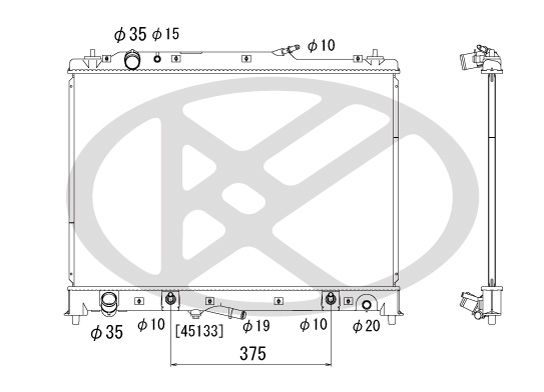 pl062046 Koyorad Радіатор охолодження двигуна для Mazda CX-9