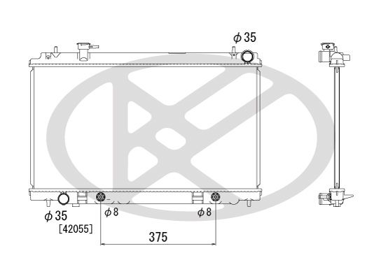 pl021569 Koyorad Радіатор охолодження двигуна для Nissan 350 Z