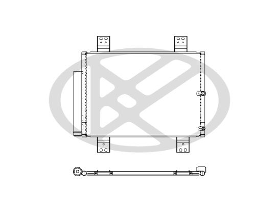 cd010377m Koyorad Радіатор кондиціонера для Daihatsu Terios