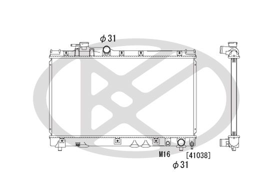 pl010407 Koyorad Радиатор охлаждения двигателя для Toyota Celica