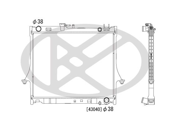 pl052517 Koyorad Радиатор охлаждения двигателя для Isuzu D-Max