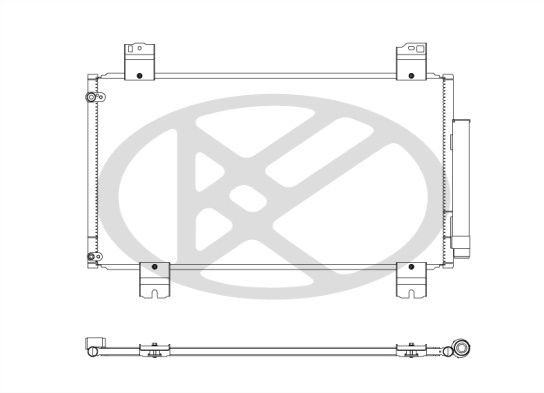cd080686m Koyorad Радіатор кондиціонера для Honda Accord