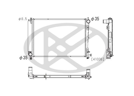 pl332630 Koyorad Радиатор охлаждения двигателя для Chrysler Voyager