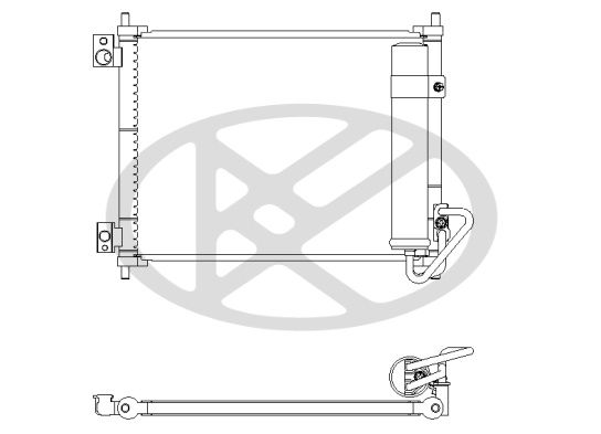 cd021015 Koyorad Радіатор кондиціонера для Nissan Cabstar