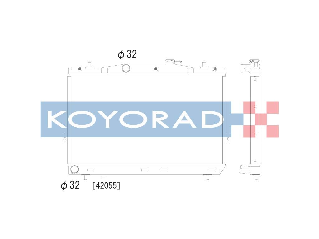 kv811700r Koyorad Радіатор охолодження двигуна