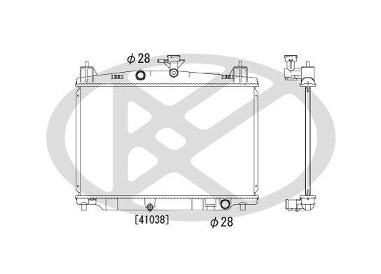 pl062099 Koyorad Радиатор охлаждения двигателя для Mazda 2