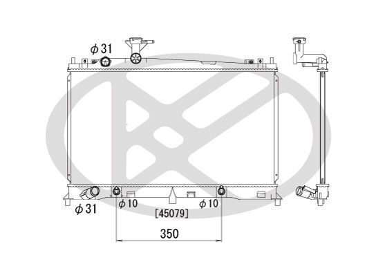 pl061657 Koyorad Радиатор охлаждения двигателя для Mazda 6