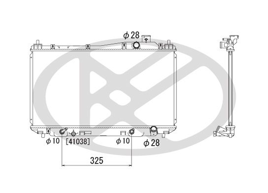pl081168 Koyorad Радиатор охлаждения двигателя для Honda Civic