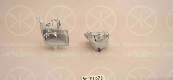 50770284 Klokkerholm Передняя противотуманная фара для Opel Vectra
