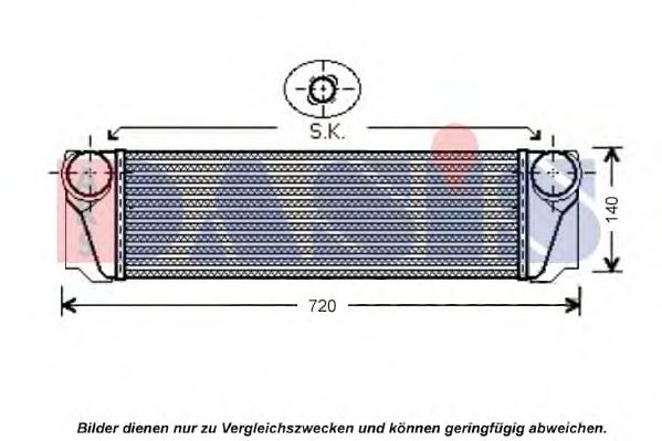057001N Aks Dasis Интеркулер
