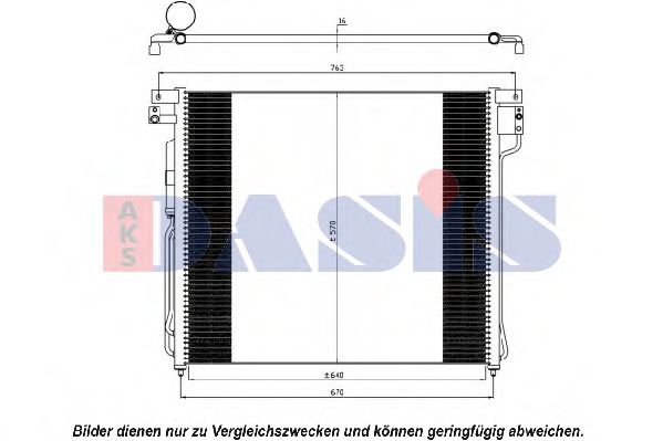 072038N Aks Dasis Радіатор кондиціонера