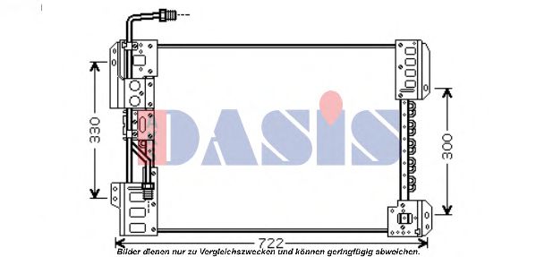 132020N Aks Dasis Радіатор кондиціонера