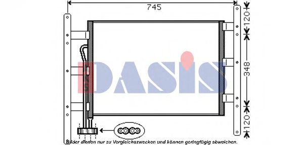 262260N Aks Dasis Радіатор кондиціонера