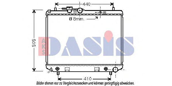 360200N Aks Dasis Радиатор охлаждения двигателя для Daihatsu Terios