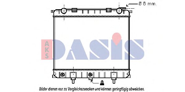 370600N Aks Dasis Радіатор охолодження двигуна для Land Rover Range Rover