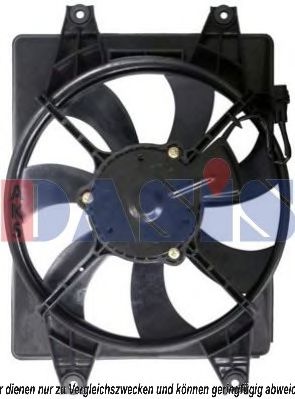 568021N Aks Dasis Вентилятор системы охлаждения двигателя для Hyundai Accent