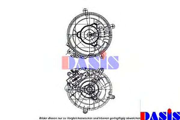 741250N Aks Dasis Вентилятор салону для Mercedes E-Class