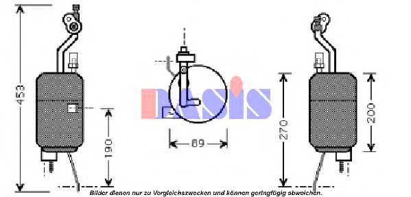 802880N Aks Dasis Осушувач кондиціонера для Ford Ka