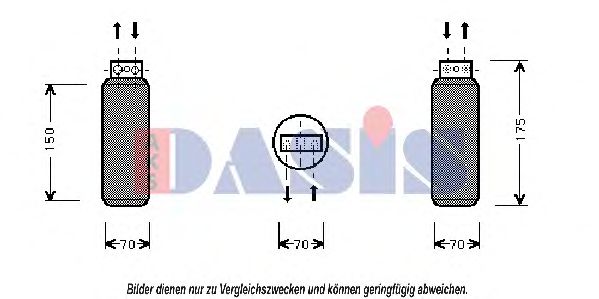 803060N Aks Dasis Осушитель кондиционера