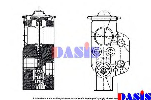 840065N Aks Dasis Расширительный клапан кондиционера