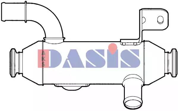 060071n Aks Dasis Радіатор системи рециркуляції вихлопних газів