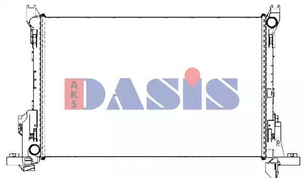 180109n Aks Dasis Радіатор охолодження двигуна