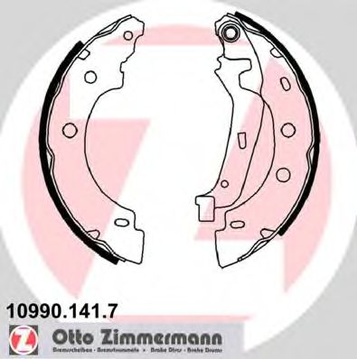 10990.141.7 Zimmermann Гальмівні колодки