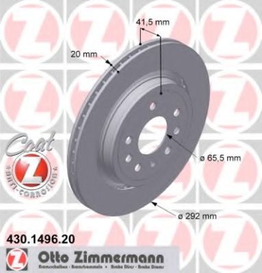 430.1496.20 Zimmermann Гальмівний диск