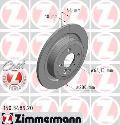 150.3489.20 Zimmermann Гальмівний диск