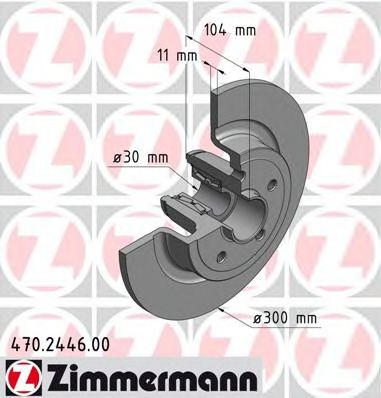 470.2446.00 Zimmermann Тормозной диск