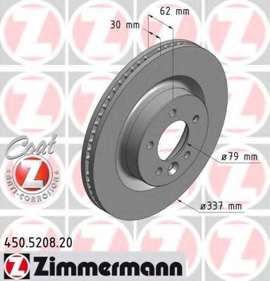 450.5208.20 Zimmermann Гальмівний диск