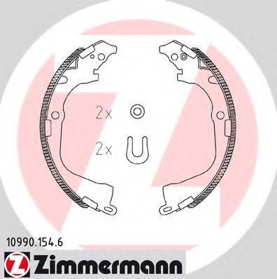 10990.154.6 Zimmermann Гальмівні колодки для Volkswagen Amarok