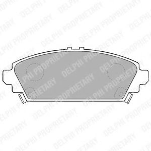 LP1526 Delphi Тормозные колодки