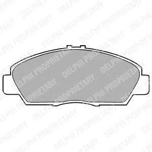 LP869 Delphi Тормозные колодки