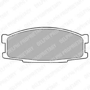 LP981 Delphi Тормозные колодки для Mitsubishi Canter