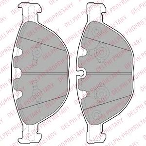 LP2041 Delphi Тормозные колодки