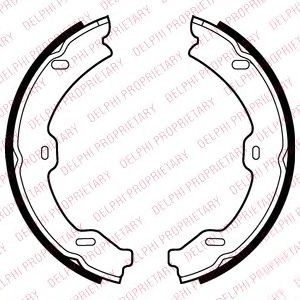 LS2040 Delphi Колодки ручника