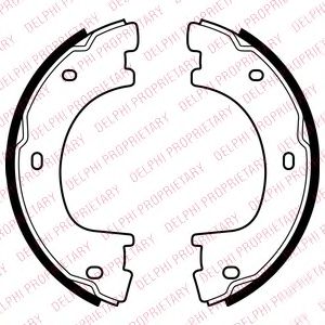 LS2054 Delphi Колодки ручника