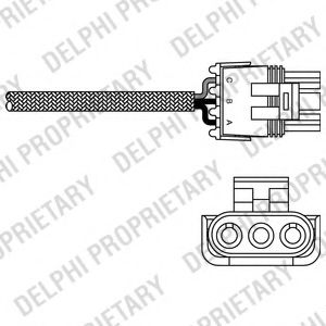 ES10968-12B1 Delphi Лямбда-зонд