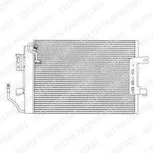 TSP0225210 Delphi Радіатор кондиціонера для Mercedes A-Class