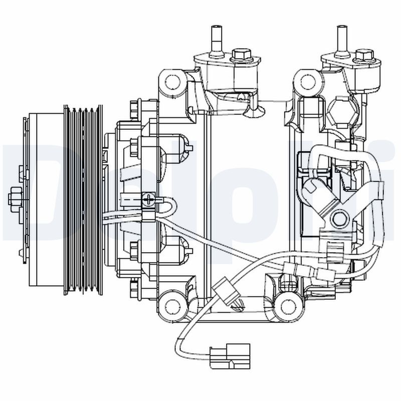 cs20510 Delphi Компрессор кондиционера для Honda Jazz