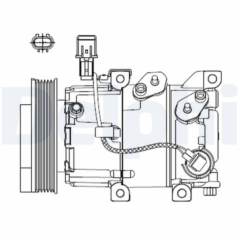 cs20518 Delphi Компрессор кондиционера